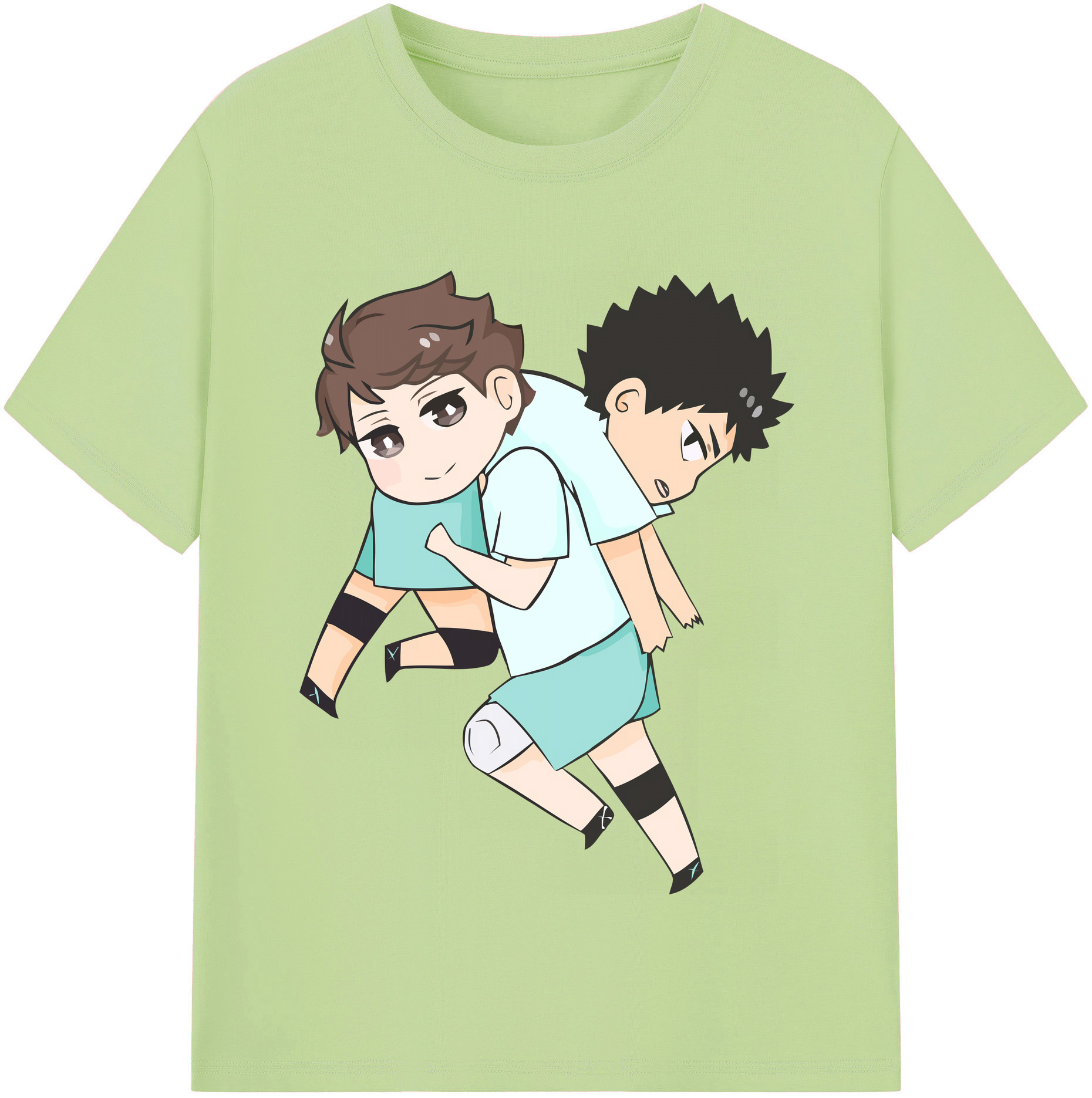 （画像用） ハイキュー!! Haikyu!! 綿100％半袖Tシャツ（フロントプリント）